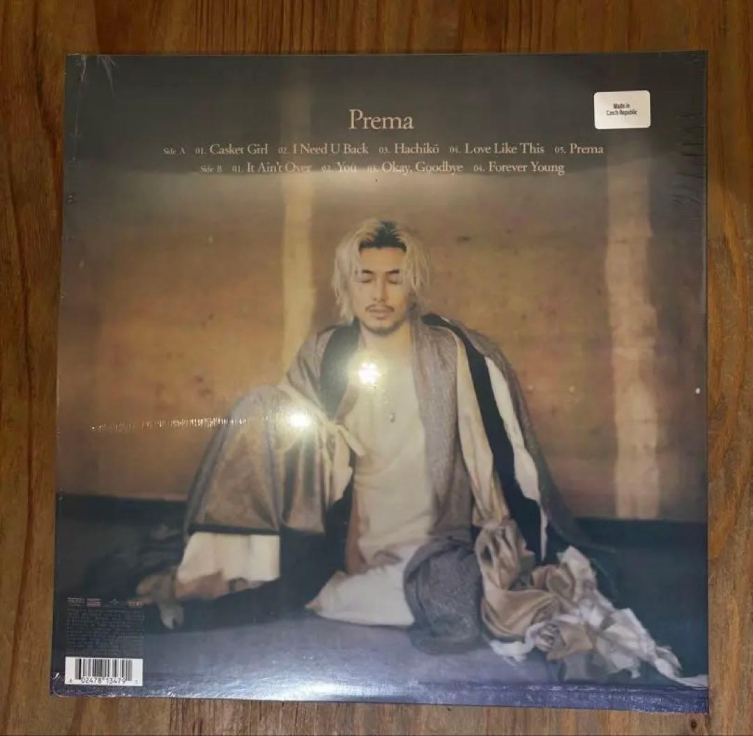 【新品】藤井 風 Prema RECORD アナログ レコード国内版