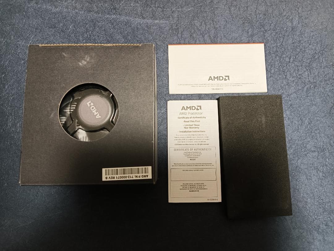 ★AMD Ryzen 5 5600G CPU 中古動作品(純正クーラー付き)★