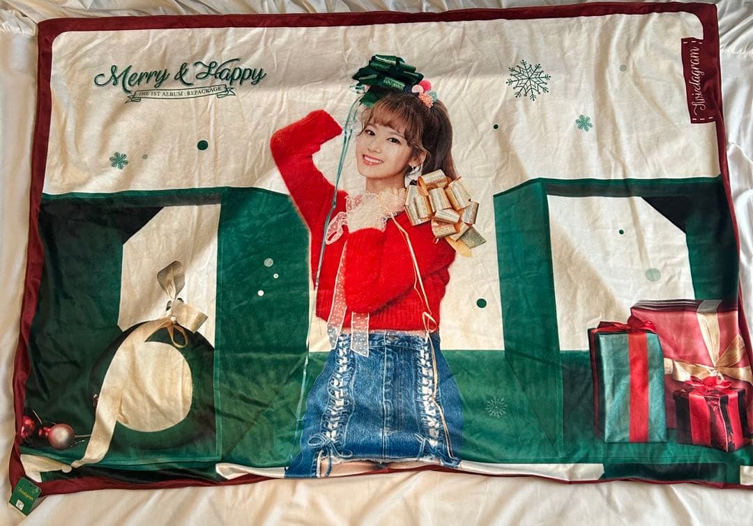 twice サナ メリハピ merry&happy ブランケット