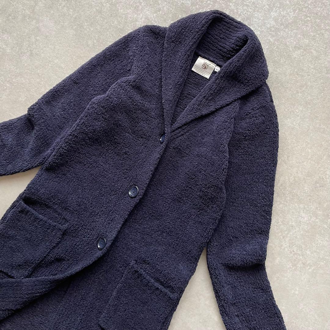 新品同様【定価3万】カシウェア ロングカーディガン ネイビー