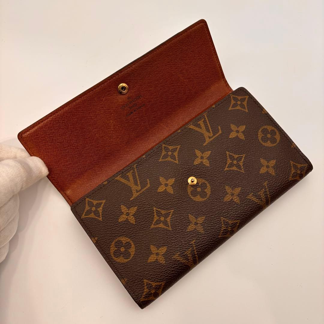 ルイヴィトン✨モノグラム✨長財布✨ポルトフォイユ インターナショナル✨3つ折り