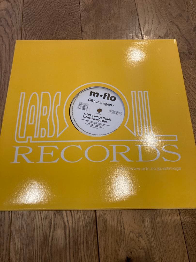 m-flo comeagain レコード　アナログ