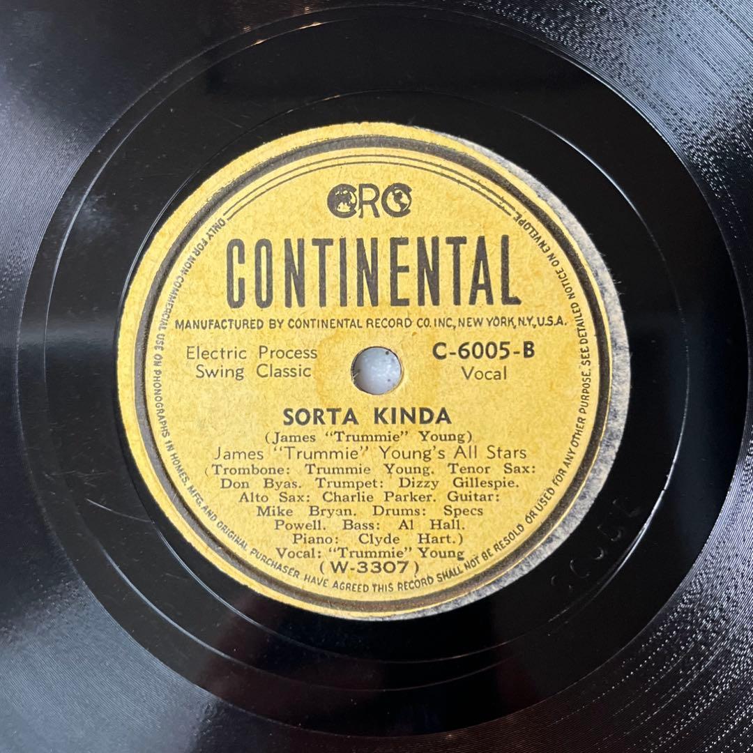 貴重！78rpm CHARLIE PARKER 参加 SP盤 蓄音機