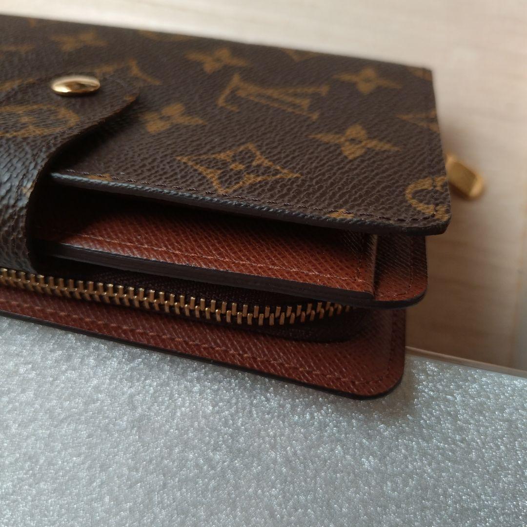 LOUIS VUITTON モノグラム　ポルトパピエ ジップ　パスケース付き財布