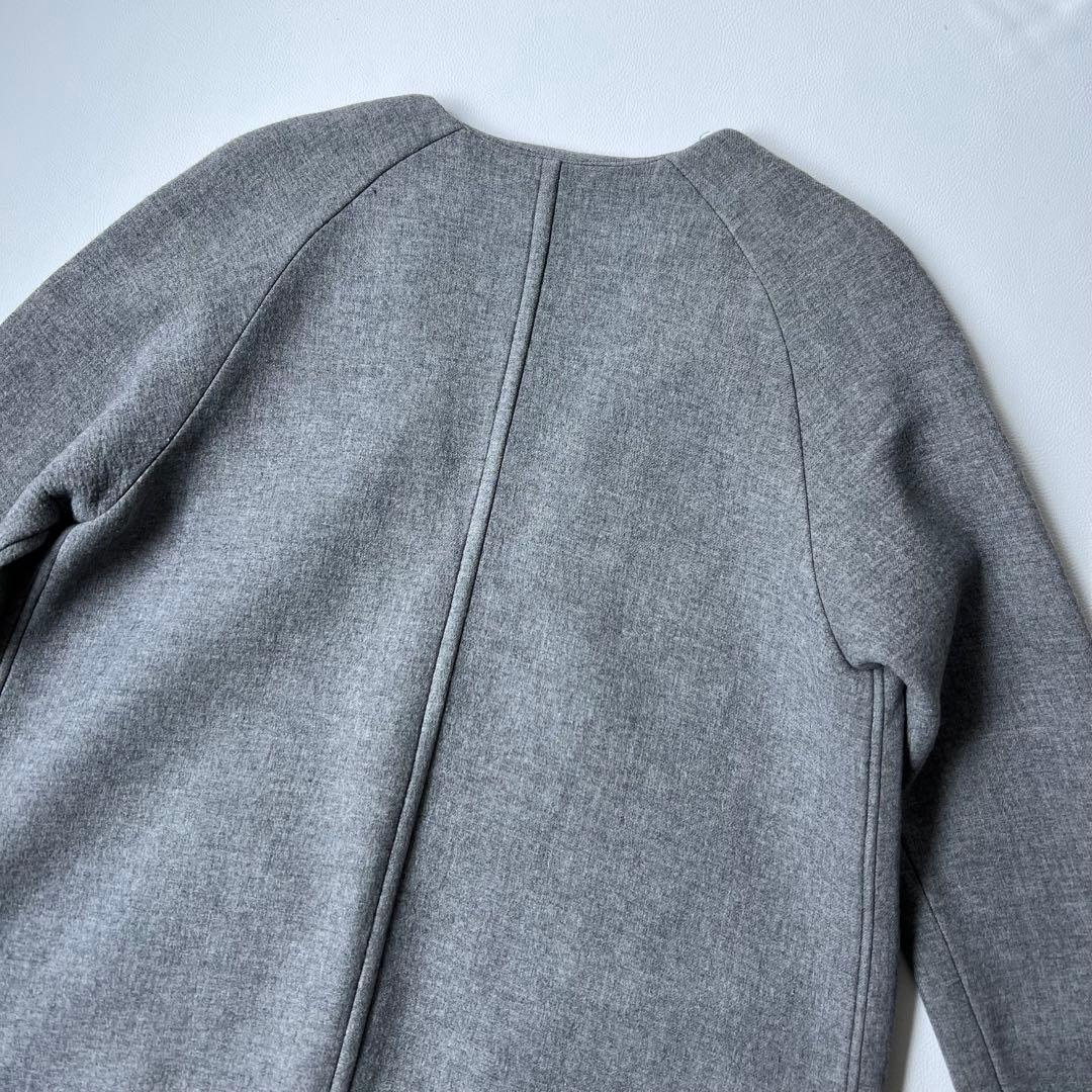 美品　Theory luxe セオリーリュクス　ロングコート　ノーカラー　38