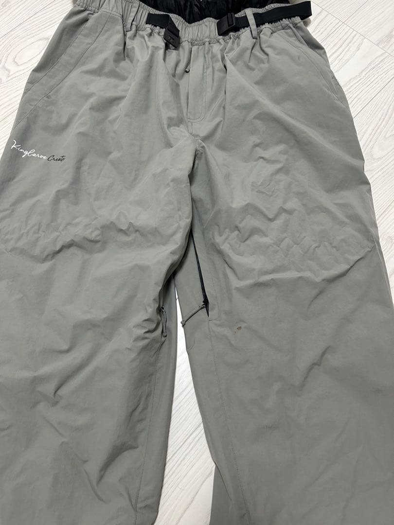グレー 防水ジャケットとパンツセット