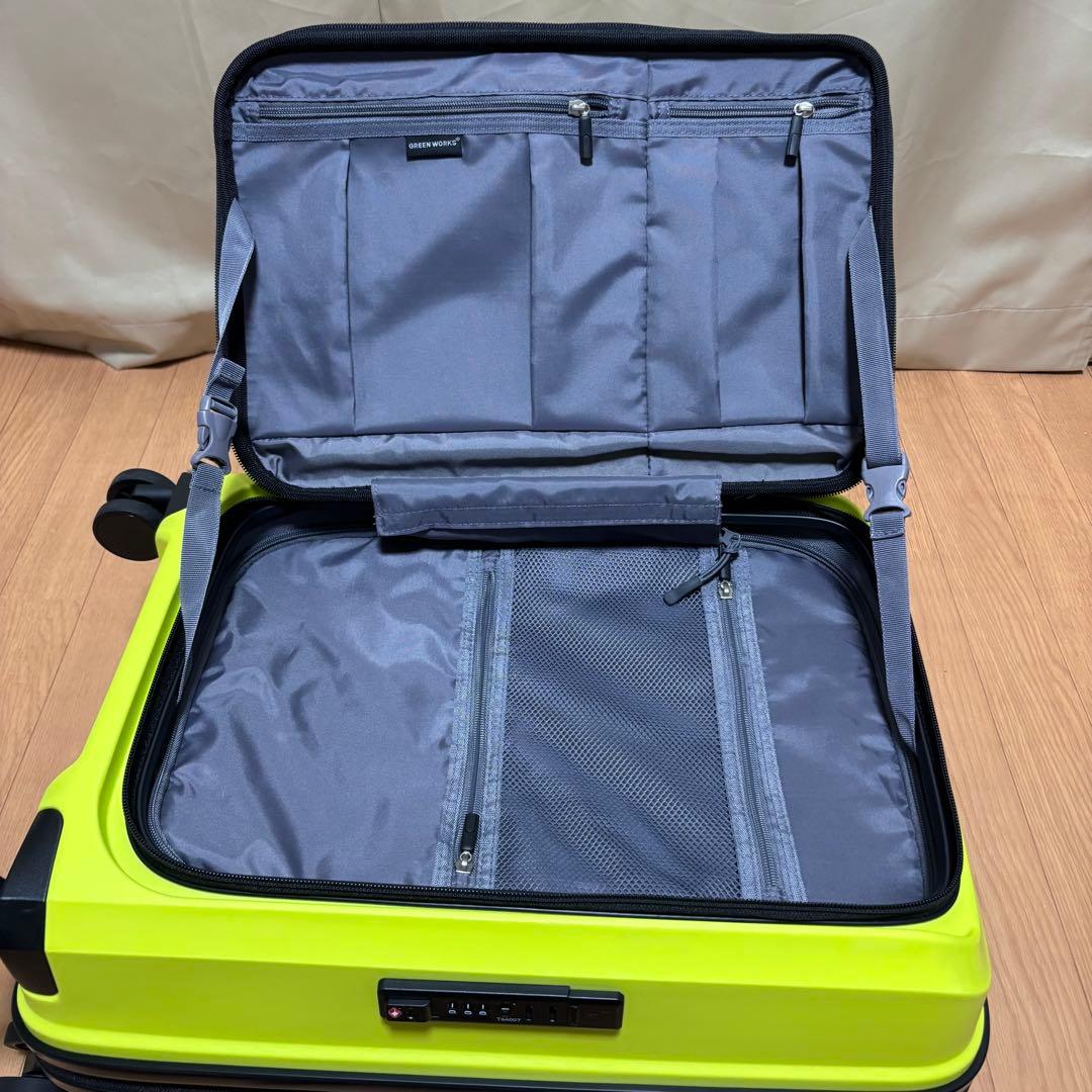 【極美品】シフレ Green Works ハード 軽量 フロント開き TSA