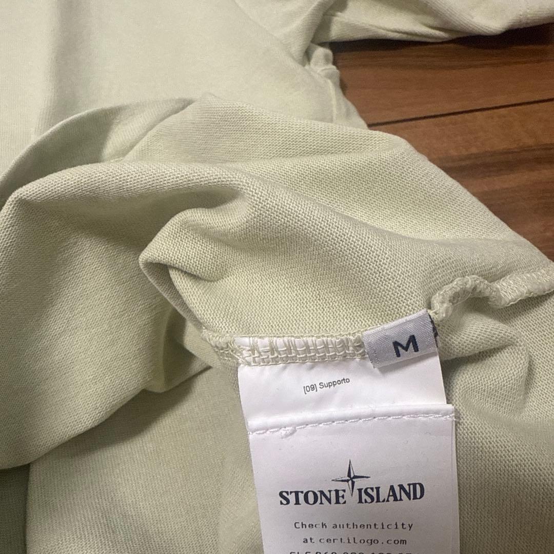 STONE  クルーネック Tシャツ クリーム色