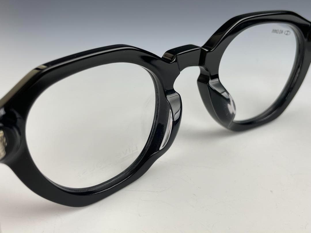 新品 ヴィンテージ クラウンパント 鯖江メガネ RN1048黒 度付きレンズ無料
