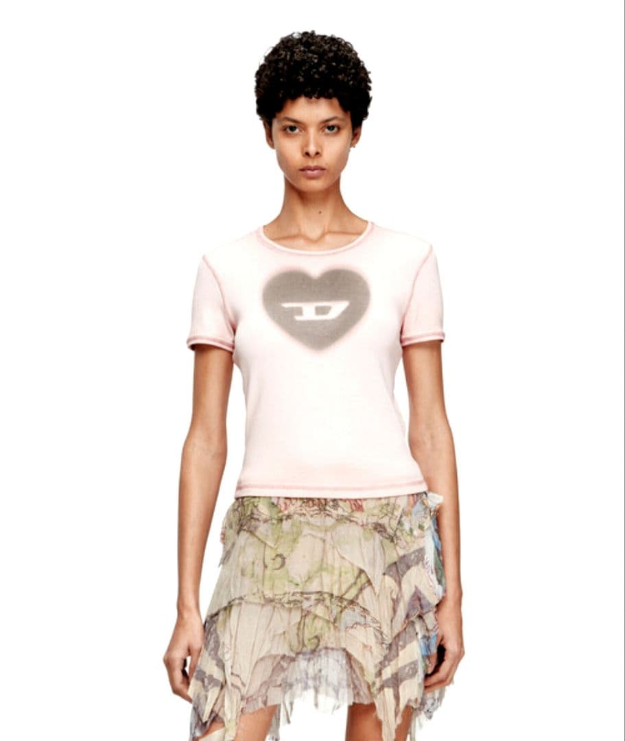 【人気】【新品タグ付き】DIESEL ハート Tシャツ M