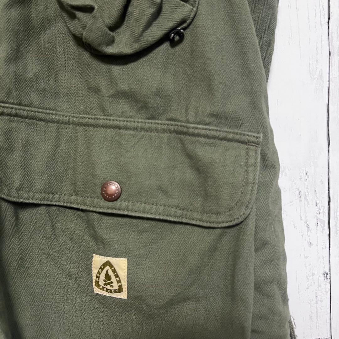GOHEMP FIRE RIDGE VEST OLIVE DRAB サイズM