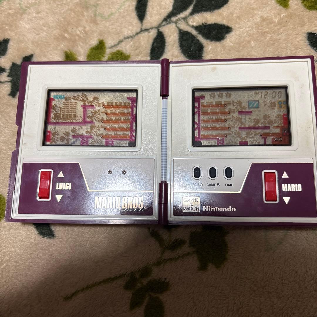 任天堂　ゲームウォッチ　マリオ　本体