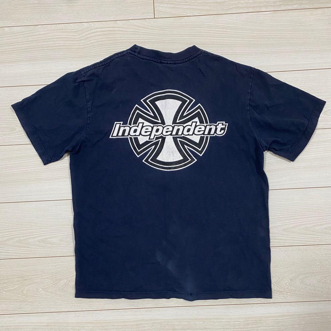春*健様 Independent ネイビー Tシャツ L