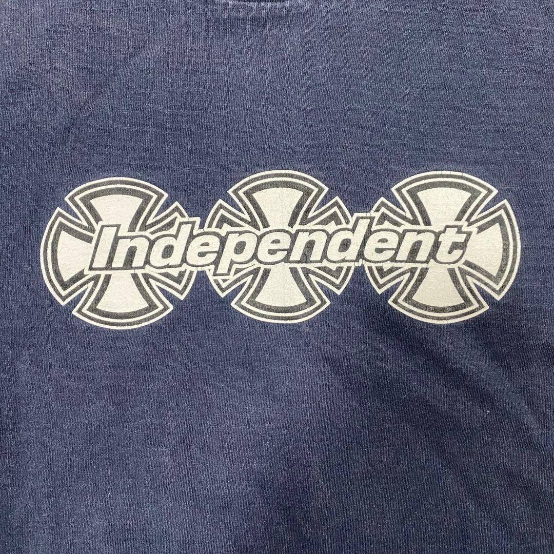 春*健様 Independent ネイビー Tシャツ L