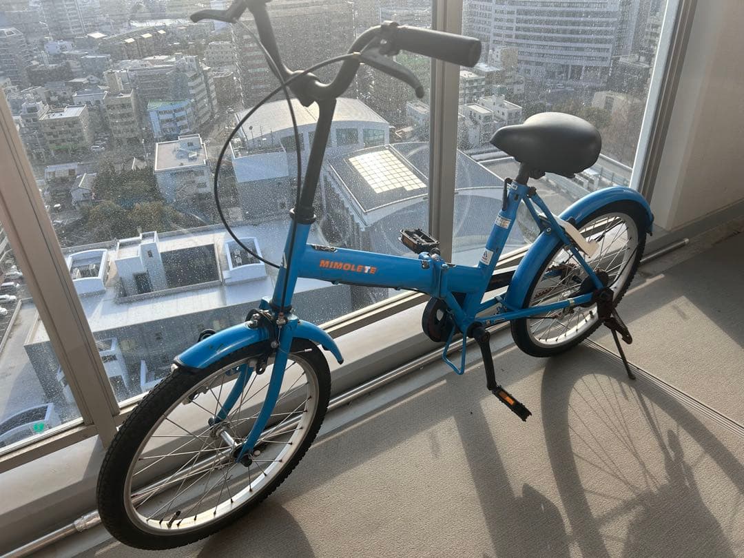 サイクルベースあさひ 折りたたみ自転車 ミモレット 20インチ ブルー