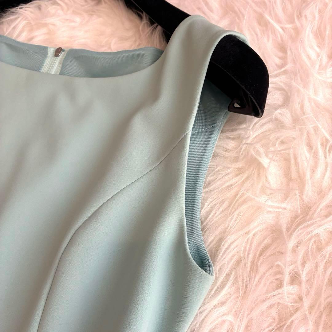 美品♡フォクシーニューヨーク　ラミューズ　フレアワンピース　ティファニーブルー