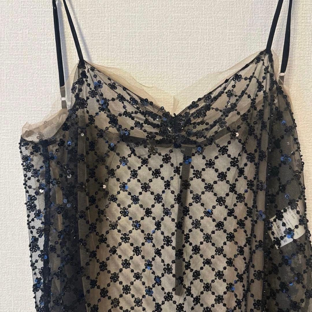 Flower Beads Camisole Tunic メゾンスペシャル