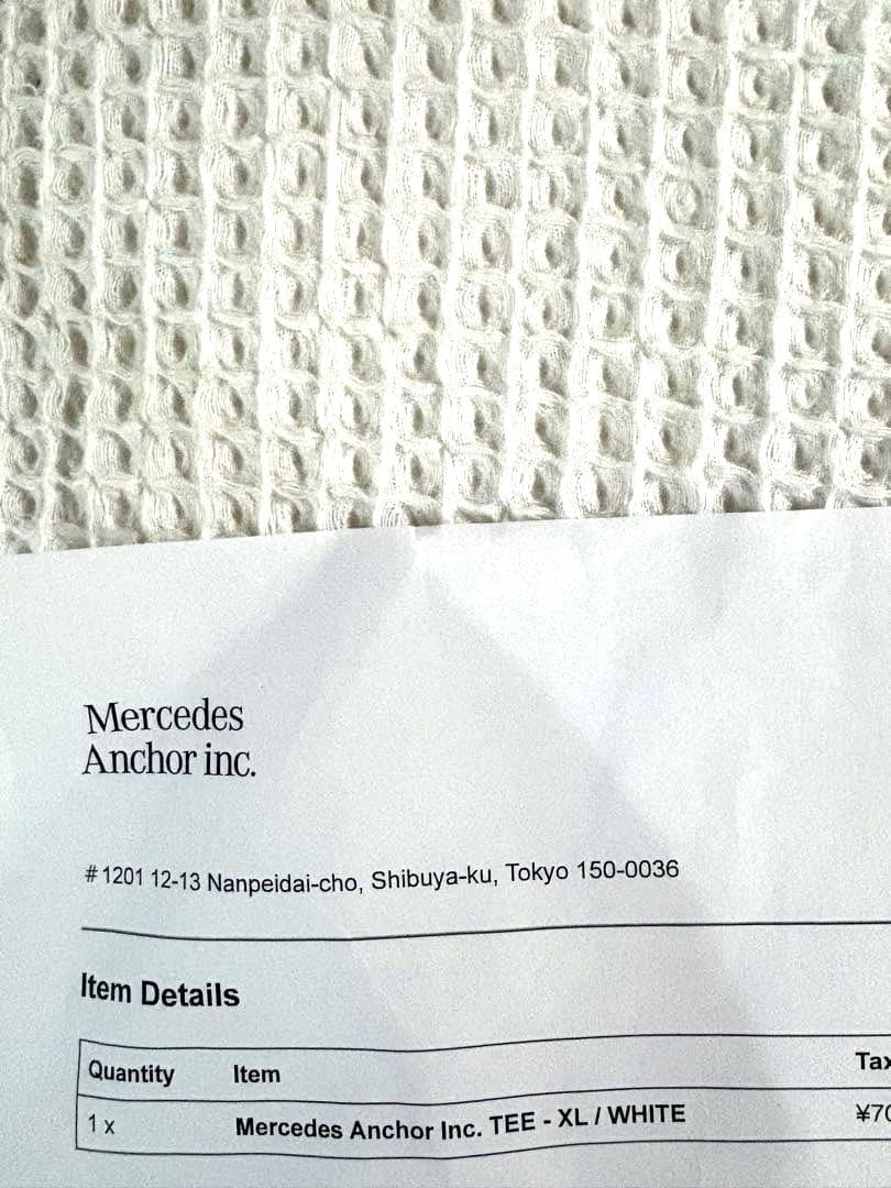 M*A様 【新品未使用】Mercedes Anchor Inc.TEE XL ホ