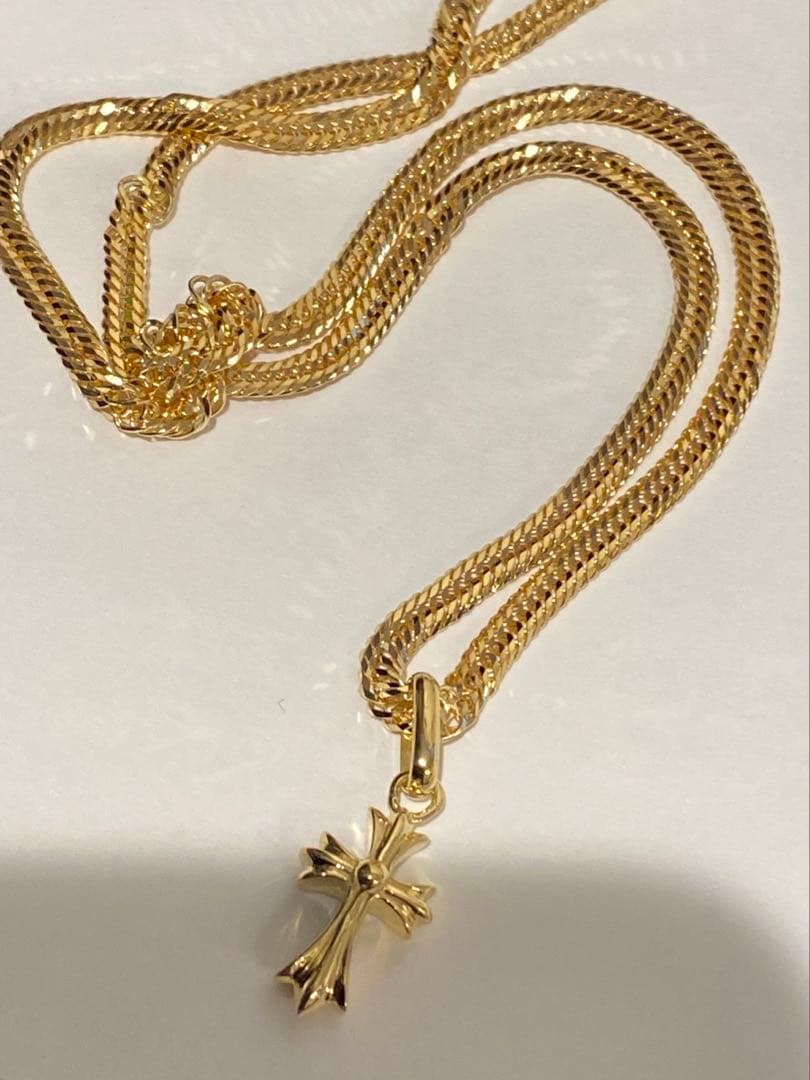 金 18k クロス トップ チャーム