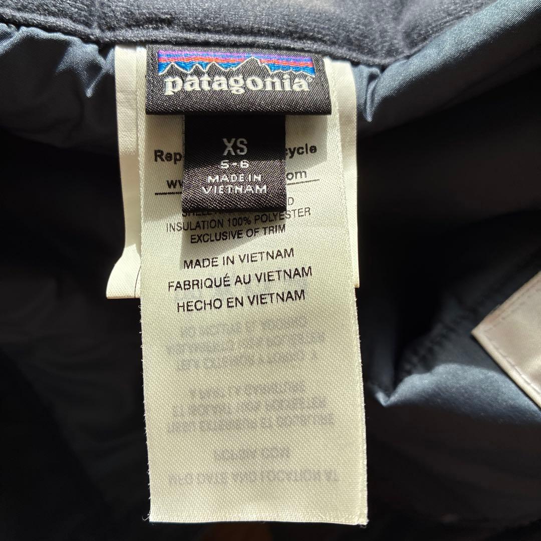Patagonia 上下スノーウエアXS 120オレンジ&迷彩