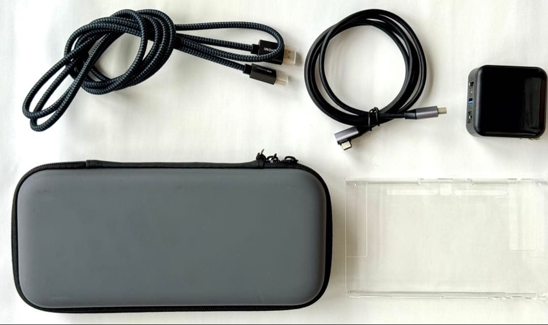 [美品] Nintendo Switch ネオンブルー・レッド ケース他おまけ付