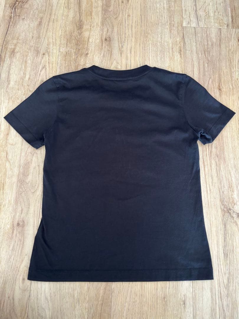 モンクレール　ラインストーン　ロゴ入り半袖Tシャツ XS レディース　黒