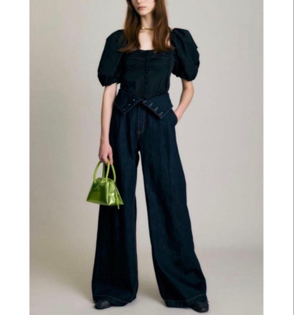 MOUSSY♡CORSET DESIGN バギーデニム