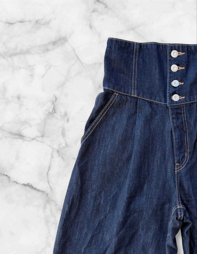 MOUSSY♡CORSET DESIGN バギーデニム