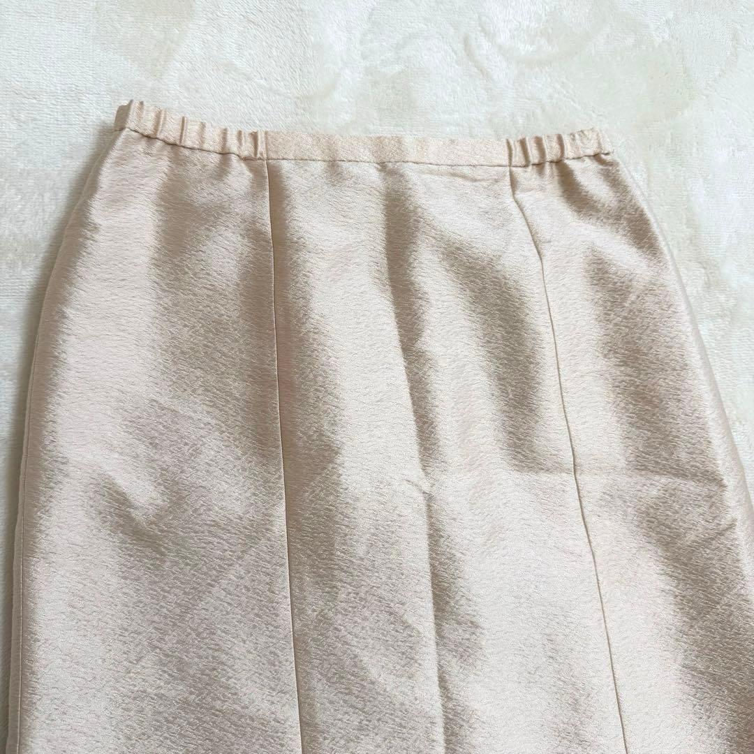 新品【ソワールドルチェリュクス】ロングスカート シルク セレモニー 大きいサイズ