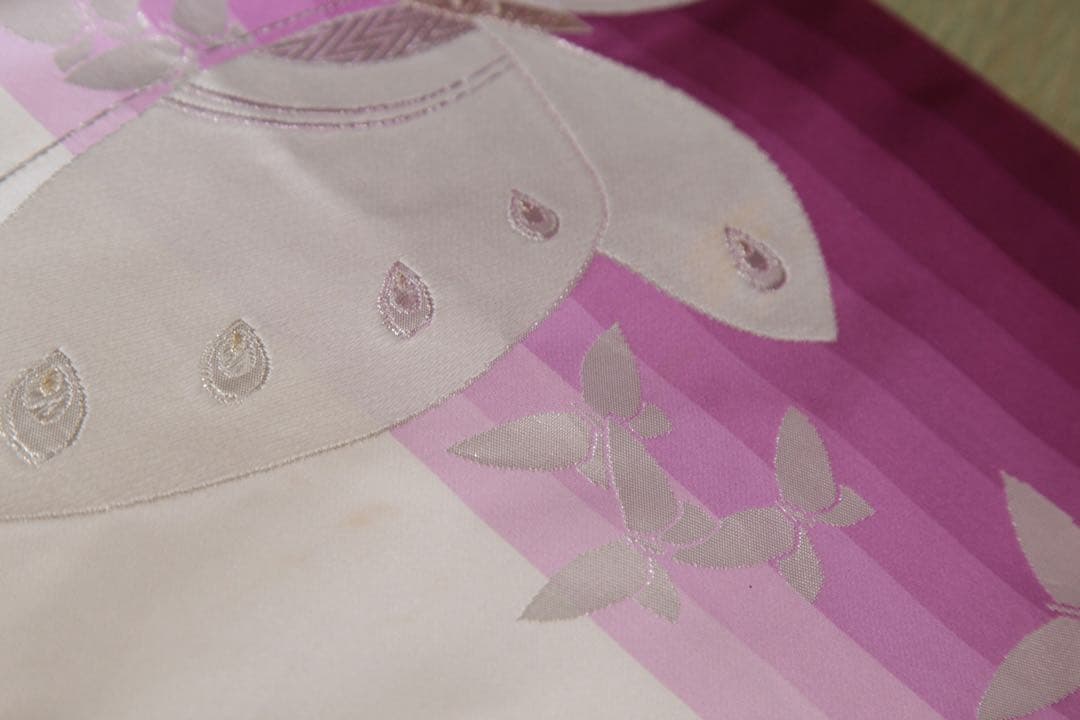 振袖フルセット 正絹 美品 白色 紫色 成人式 前撮り 卒業式 振袖