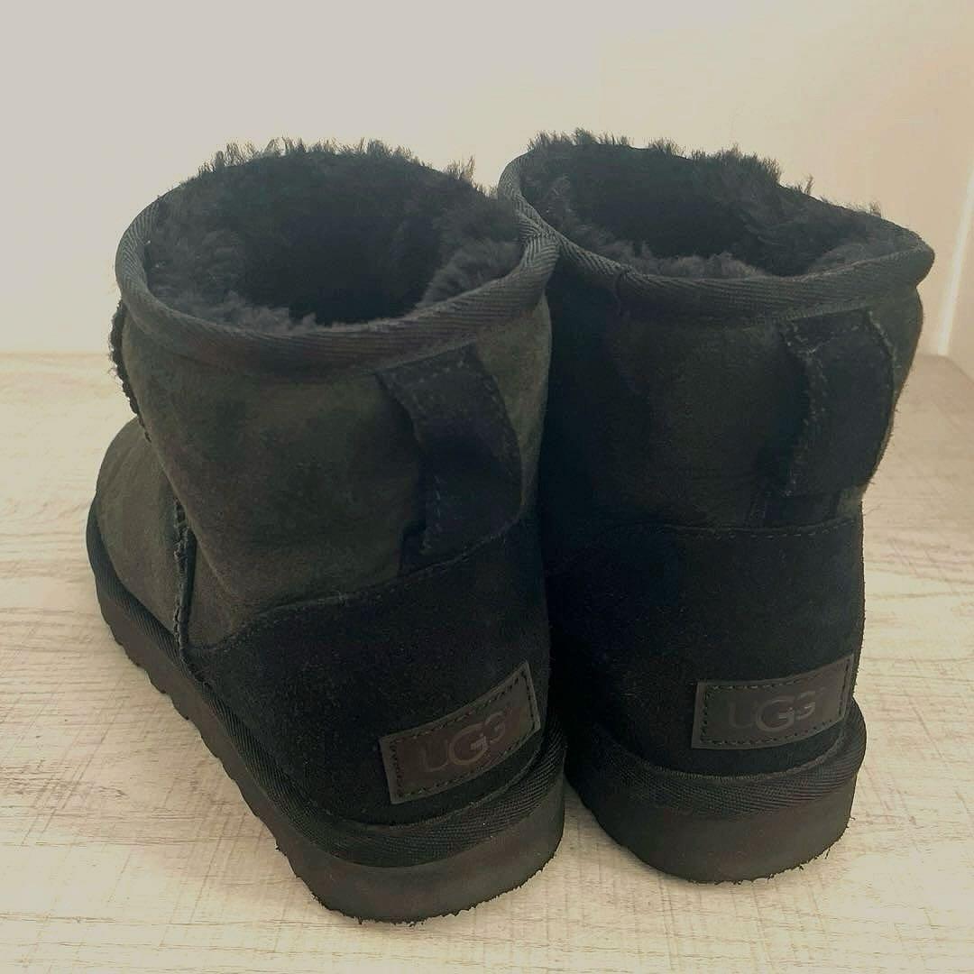 ♦UGG ♦アグ クラシックミニⅡ /ムートンブーツ /BLACK 24cm