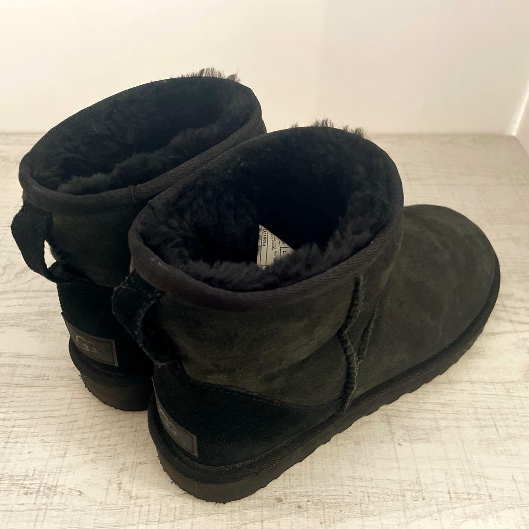 ♦UGG ♦アグ クラシックミニⅡ /ムートンブーツ /BLACK 24cm