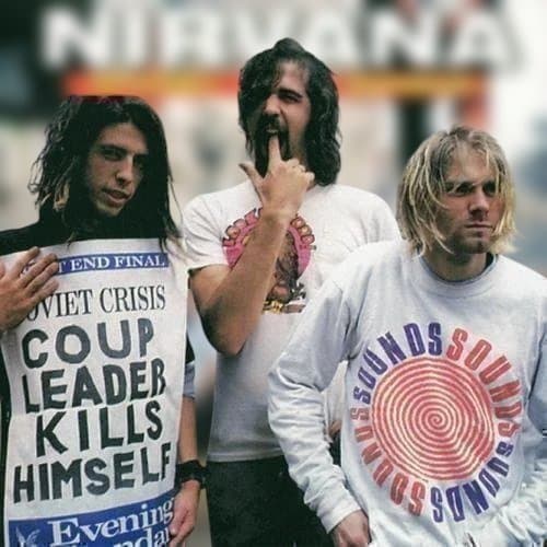 NIRVANA カート・コバーン着用 SOUNDS サウンズ 復刻ロングTシャツ