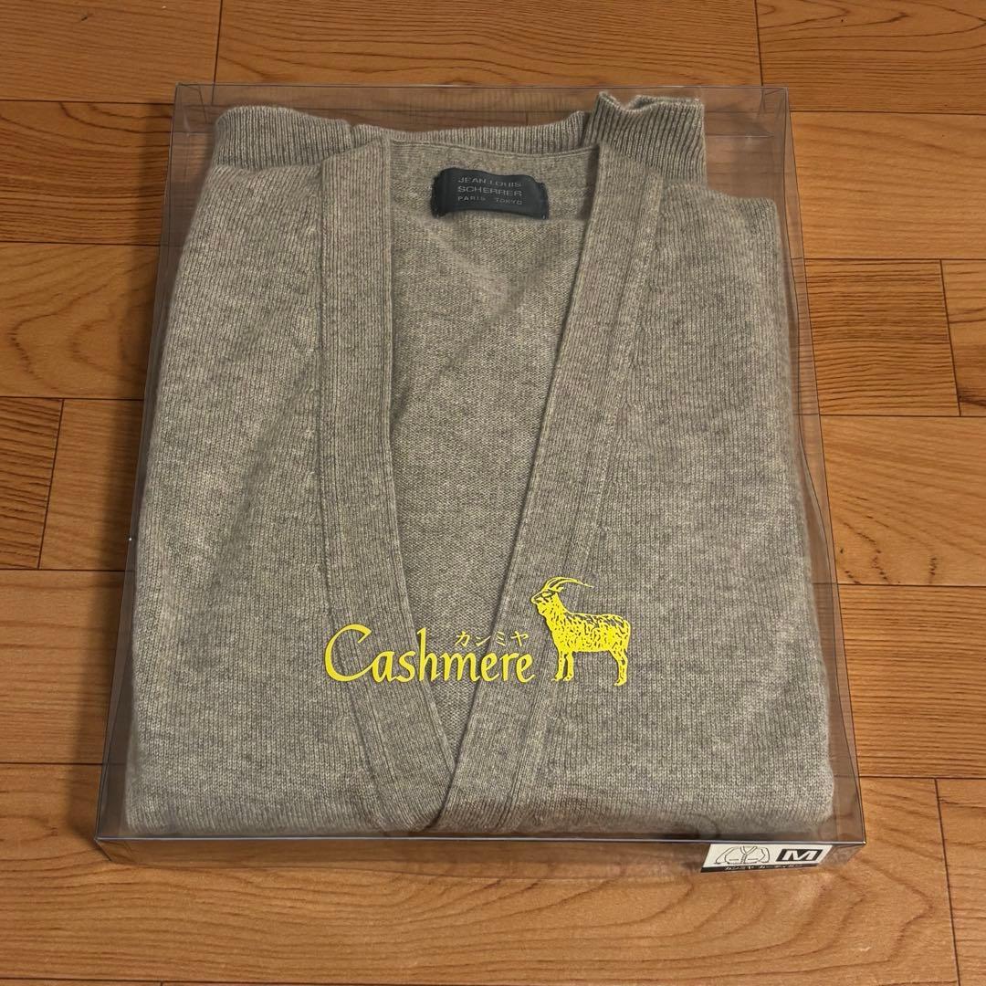 未使用JEAN-LOUIS SCHERRER カシミヤ100%カーディガン