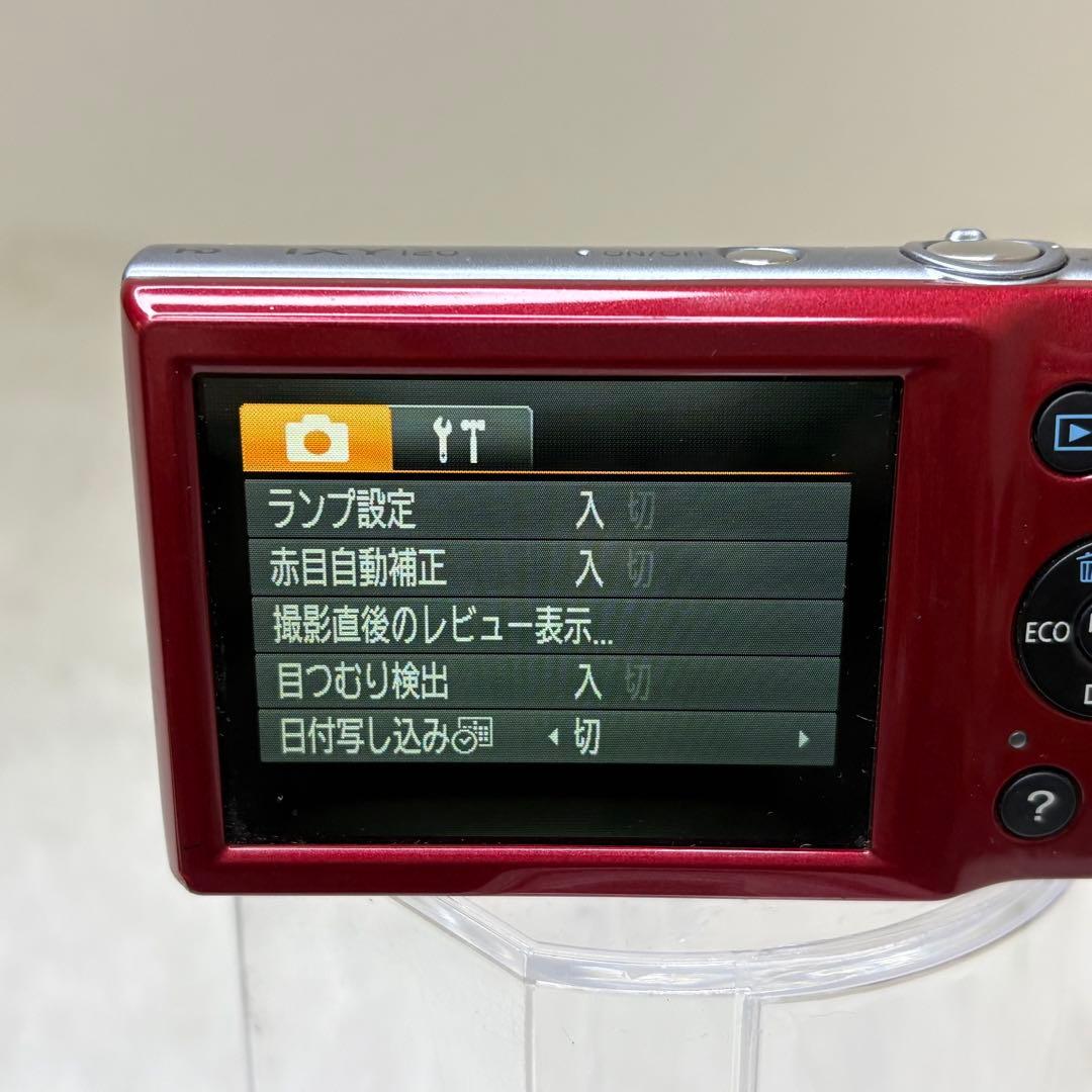 Canon カメラ　IXY 120 PC2048 充電器　赤 コンデジ　動作品