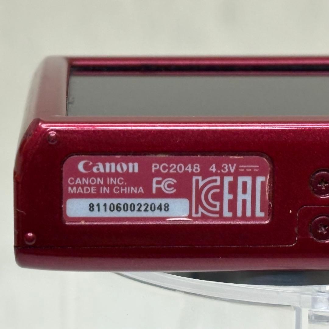 Canon カメラ　IXY 120 PC2048 充電器　赤 コンデジ　動作品