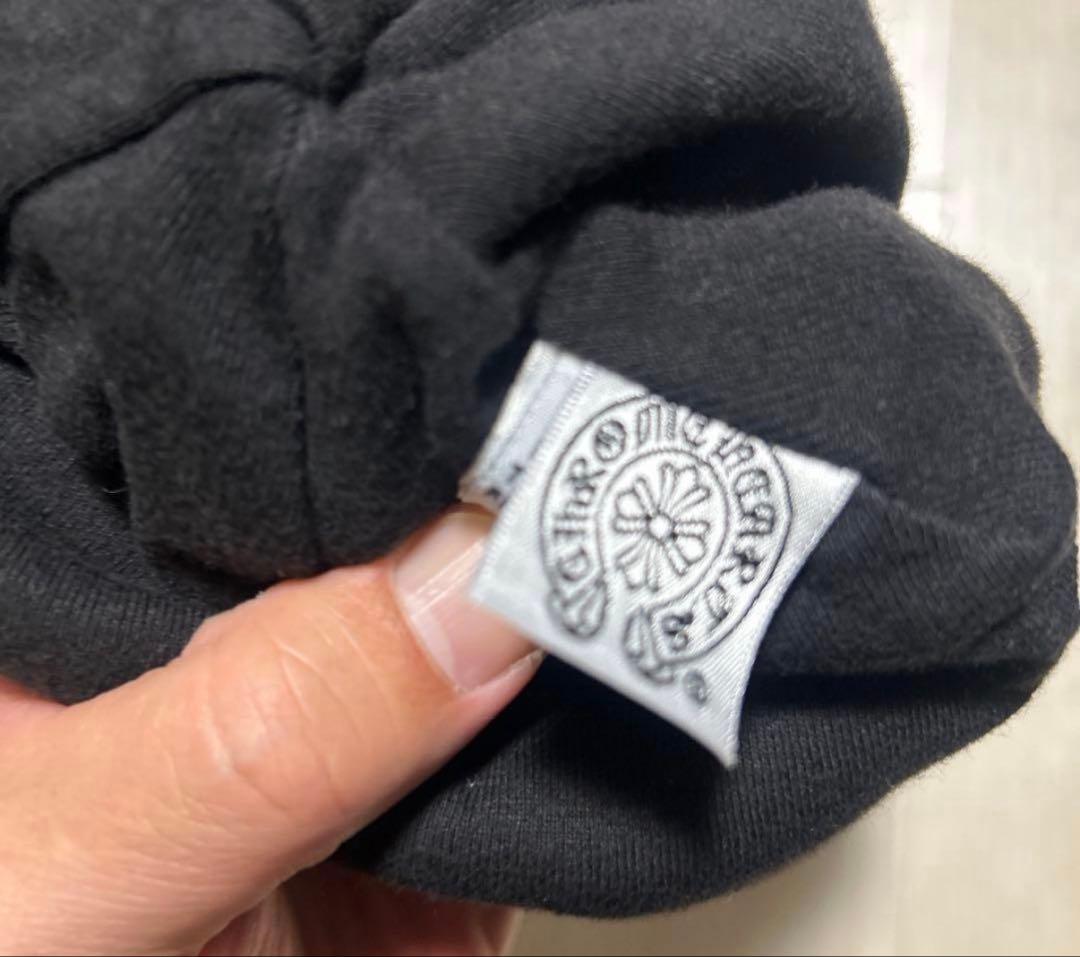 Chrome Hearts クロムハーツ　黒 ニット帽 十字架刺繍