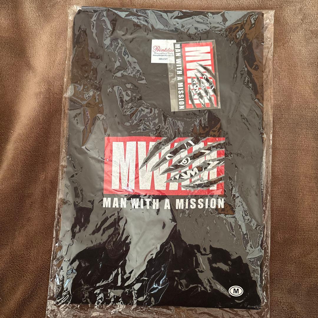 MAN WITH A MISSION スーパーヒーローTシャツ Mサイズ