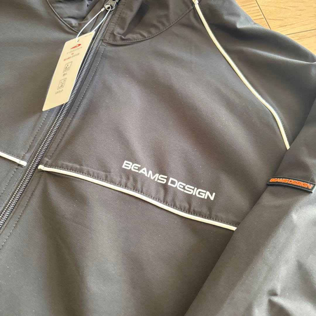 新品　ビームスデザイン　上下セット　ウインドジャケット　ウインドパンツ　ブラック