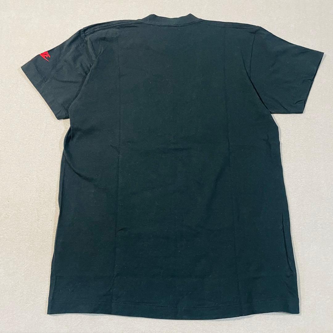 【90s超美品!】ナイキ エアジョーダン シングルステッチ 半袖T 黒/赤 M