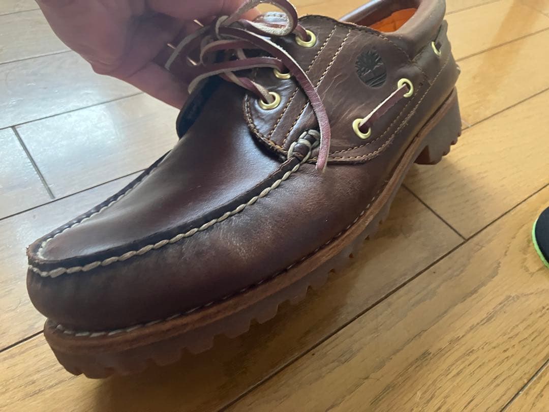 Timberland 3eye デッキシューズ ブラウン 茶色