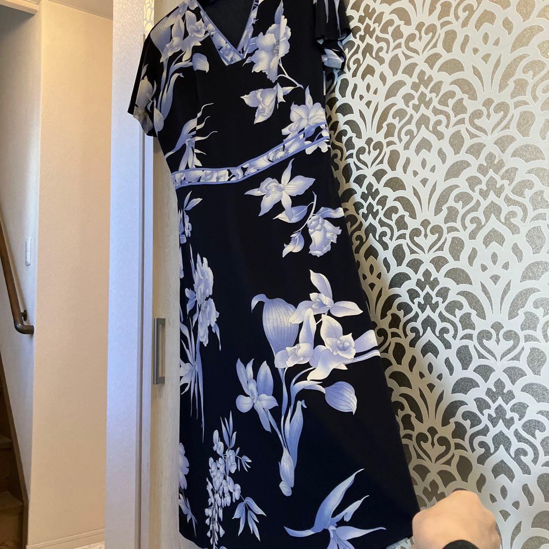 美品❣️レオナールワンピース40 パープル❣️