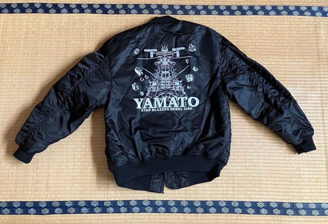 ヤマトよ永遠にREBEL 3199 MA-1ジャケット ブラック