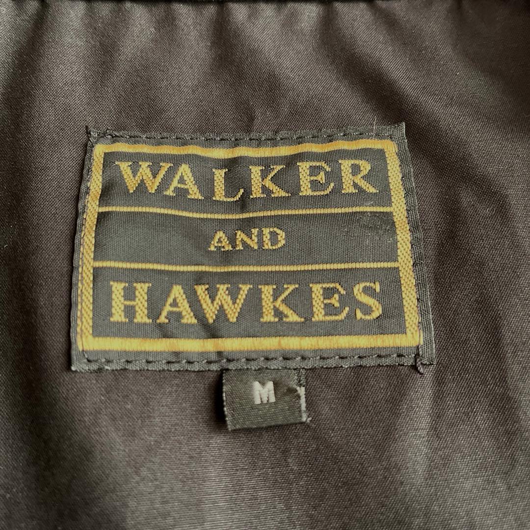Walker & Hawkes オイルド ベスト M ブラック イギリス製