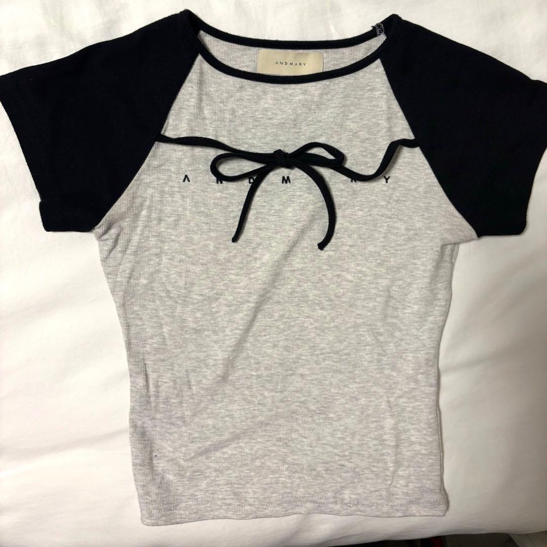 ★現在セール中★【店舗購入 即買い可！】andmary Tシャツ グレー