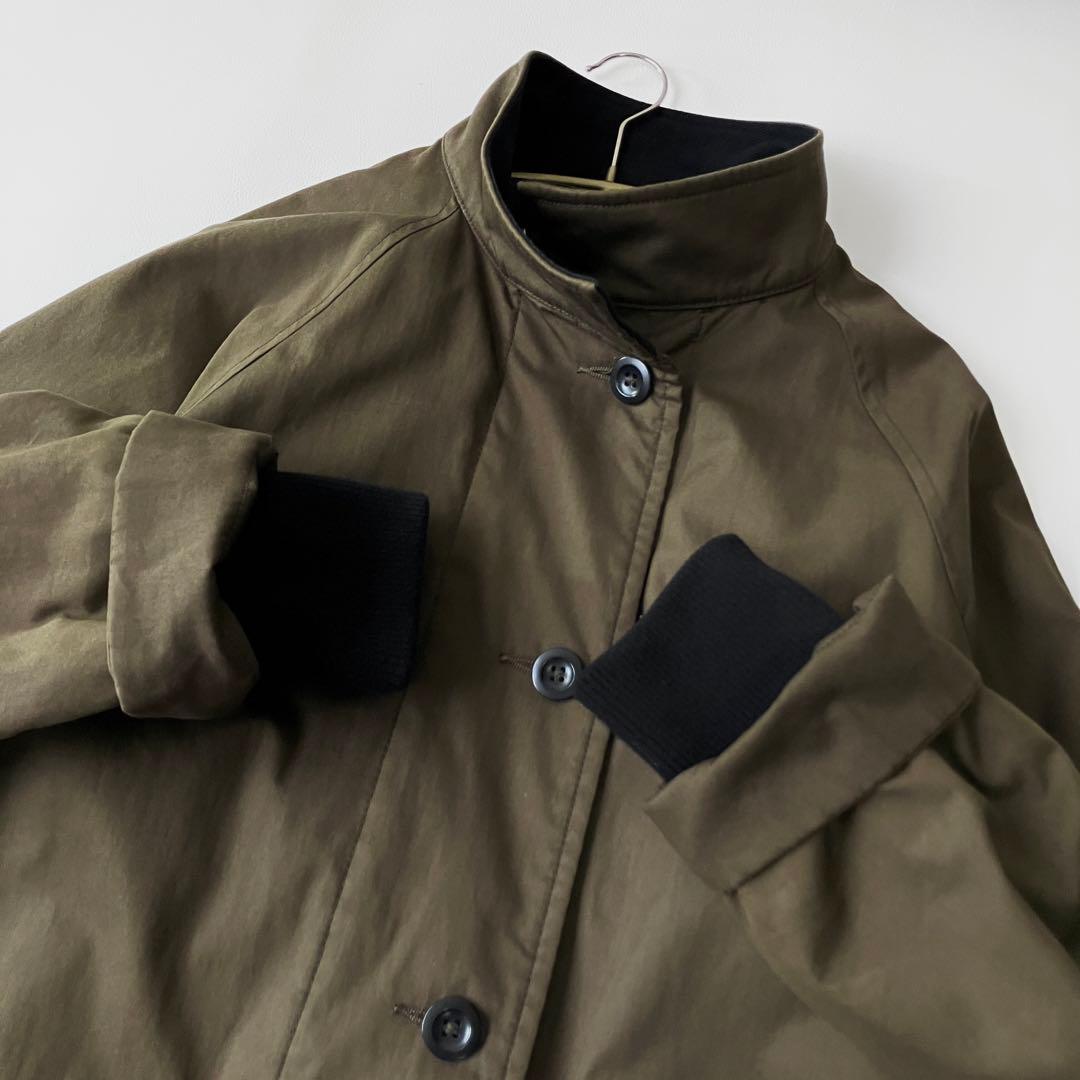 MHL マーガレットハウエル 定価７万 中綿モッズコート スタンドカラー カーキ