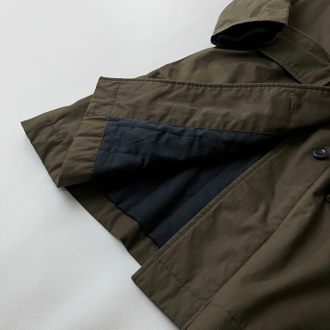 MHL マーガレットハウエル 定価７万 中綿モッズコート スタンドカラー カーキ