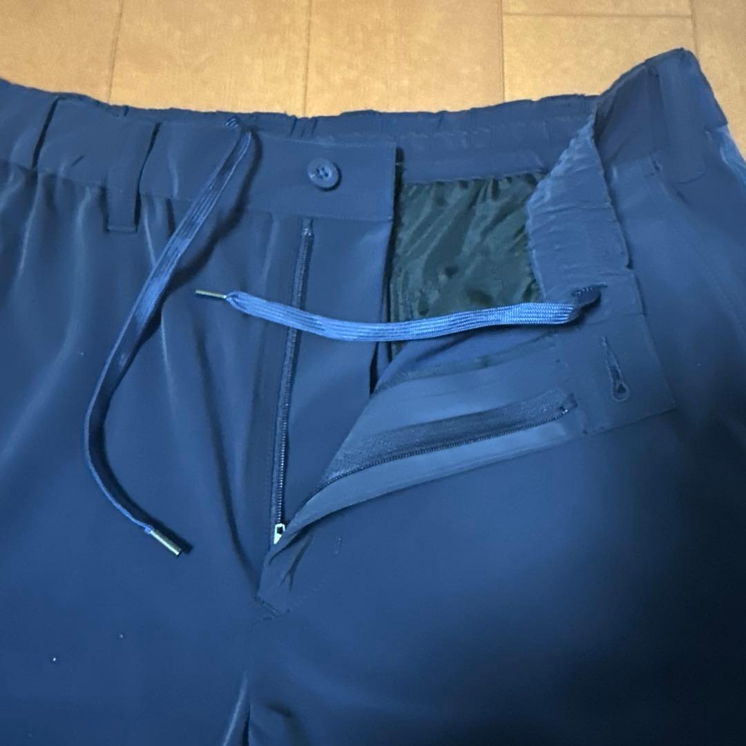 ブリーフィング パンツ ネイビー ストレッチ ウエスト調整紐 メンズ M