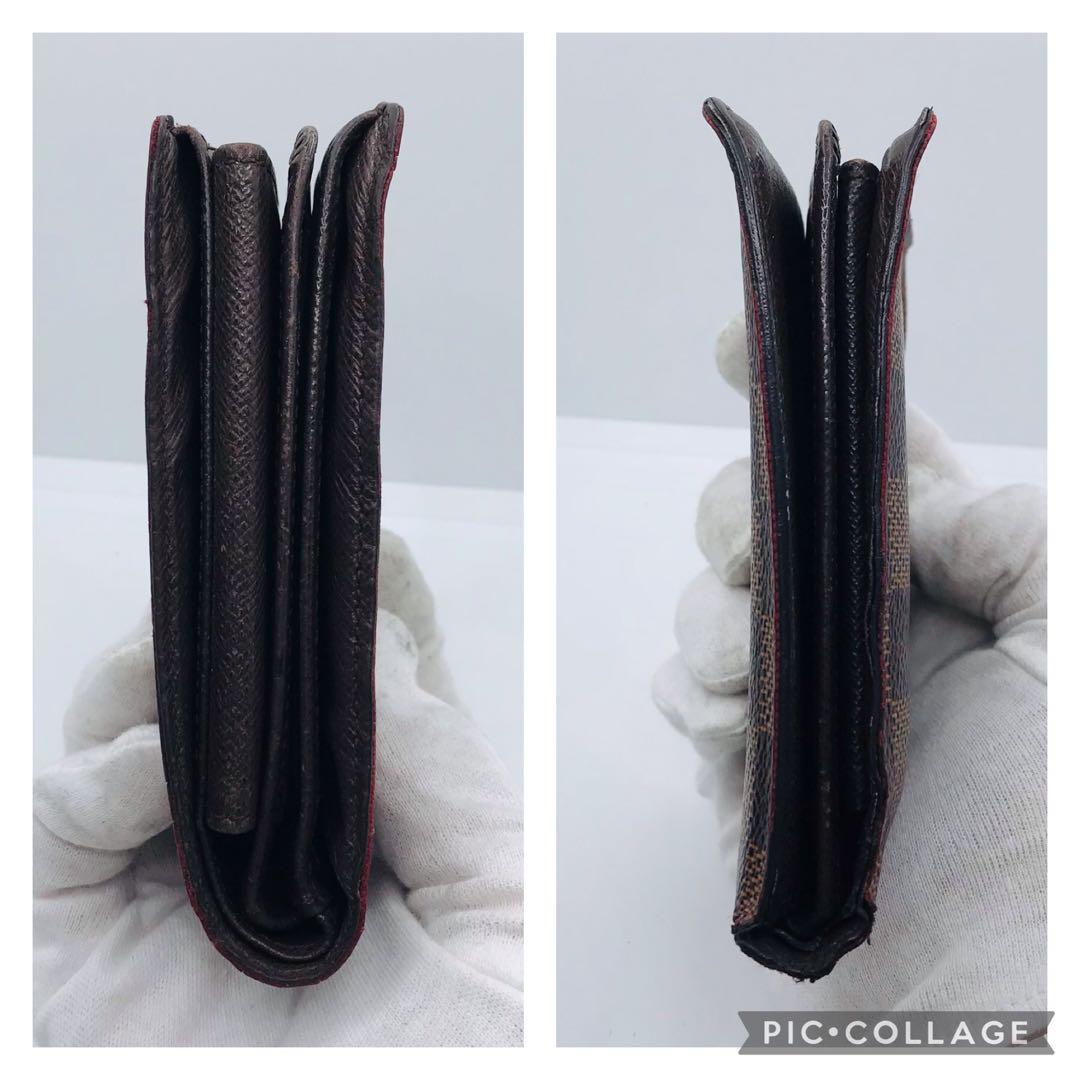 ルイヴィトン✨ ダミエ エベヌ ポルトフォイユ・フロリン 二つ折り財布 茶