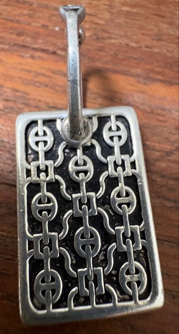 HOORSENBUHS ホーセンブース レクタングルレース シルバー ペンダント